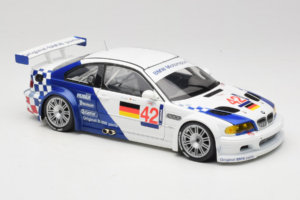 BMW M3 E46 GTR #42 J. Muller / J-J. Lehto ALMS 2001 Minichamps 1:18 80430139183-R1 Metal — zdjęcie 6 z 8
