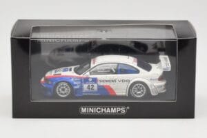 BMW M3 E46 GTR #42 P. Muller / J. Muller / H-J. Stuck / P. Lamy ADAC 24h Nurburgring 2004 Minichamps 1:43 BMW001 Metal — zdjęcie 4 z 4