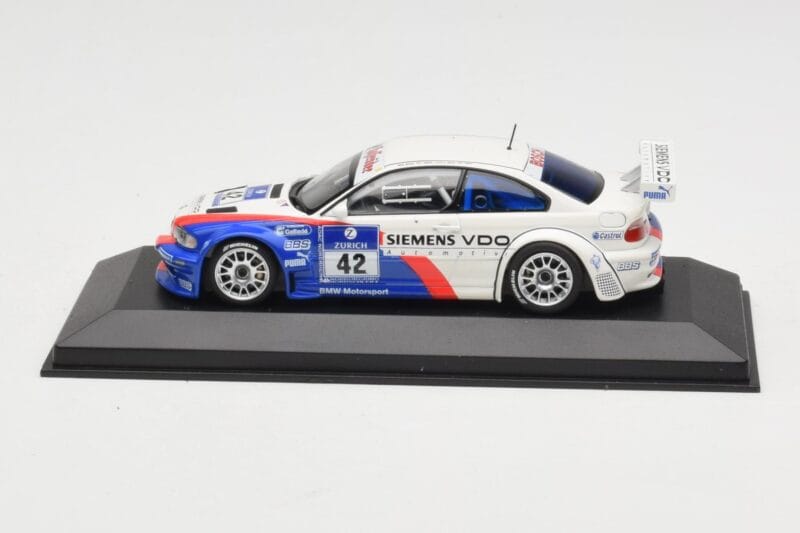 BMW M3 E46 GTR #42 P. Muller / J. Muller / H-J. Stuck / P. Lamy ADAC 24h Nurburgring 2004 Minichamps 1:43 BMW001 Metal