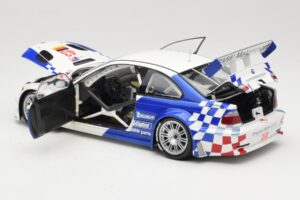 BMW M3 E46 GTR #43 D. Muller ALMS 2001 Minichamps 1:18 100012143 Metal — zdjęcie 5 z 8