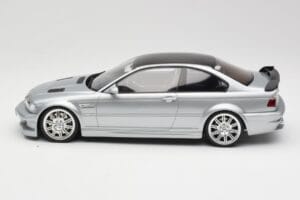 BMW M3 E46 GTR Srebrny Otto 1:18 OT1128 Żywica — zdjęcie 3 z 6