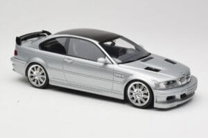 BMW M3 E46 GTR Srebrny Otto 1:18 OT1128 Żywica — zdjęcie 4 z 6