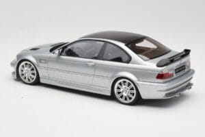 BMW M3 E46 GTR Srebrny Otto 1:18 OT1128 Żywica — zdjęcie 5 z 6