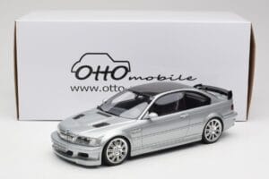 BMW M3 E46 GTR Srebrny Otto 1:18 OT1128 Żywica — zdjęcie 6 z 6