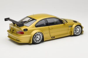 BMW M3 E46 GTR Street Phoenix Yellow Minichamps 1:18 80430309444 Metal — zdjęcie 3 z 8