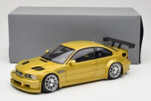 BMW M3 E46 GTR Street Phoenix Yellow Minichamps 1:18 80430309444 Metal — zdjęcie 8 z 8