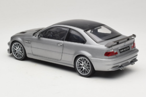 BMW M3 E46 GTR Street Srebrno-Szary Kyosho 1:18 08507S Metal — zdjęcie 7 z 8