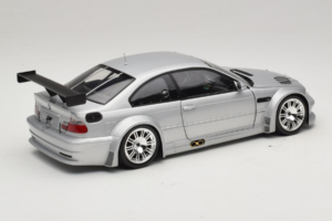 BMW M3 E46 GTR Street Srebrny Minichamps 1:18 100012100 Metal — zdjęcie 3 z 8