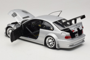BMW M3 E46 GTR Street Srebrny Minichamps 1:18 100012100 Metal — zdjęcie 5 z 8