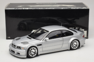 BMW M3 E46 GTR Street Srebrny Minichamps 1:18 100012100 Metal — zdjęcie 8 z 8