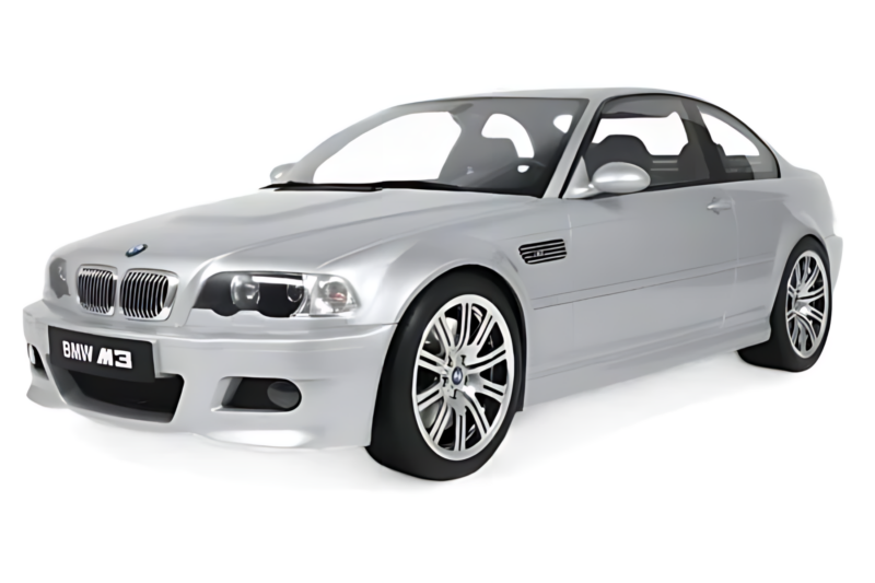 BMW M3 E46 Titanium Silver GT Spirit 1:8 GTS801501 Żywica