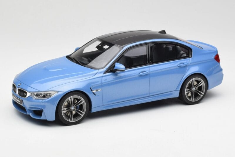 BMW M3 F80 Yas Marina Niebieski GT Spirit 1:18 GT055 Żywica