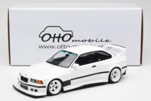 BMW M3 GTR E36 Khyzyl Saleem Alpine Biały Otto 1:18 OT1051 Żywica — zdjęcie 6 z 6