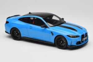BMW M4 CS G82 Riviera Blue GT Spirit 1:18 GT511 Żywica — zdjęcie 4 z 6