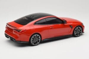 BMW M4 F82 Imola Red Metallic Minichamps 1:18 155020121 Metal — zdjęcie 2 z 6