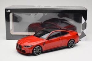 BMW M4 F82 Imola Red Metallic Minichamps 1:18 155020121 Metal — zdjęcie 6 z 6
