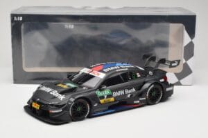 BMW M4 F82 #7 BMW Team RBM B. Spengler DTM 2018 Minichamps 1:18 155182807 Metal — zdjęcie 6 z 6