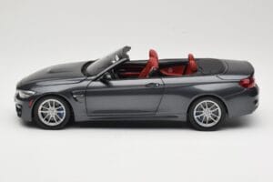BMW M4 F83 Kabriolet Mineral Grey Paragon 1:18 80432339610 Metal — zdjęcie 4 z 8