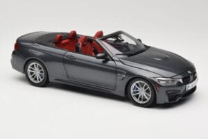 BMW M4 F83 Kabriolet Mineral Grey Paragon 1:18 80432339610 Metal — zdjęcie 6 z 8
