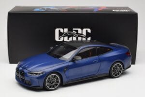 BMW M4 G82 Niebieski Metallic Minichamps 1:18 113020123 Metal — zdjęcie 8 z 8