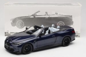 BMW M4 G82 Kabriolet Niebieski Metallic Minichamps 1:18 110021031 Metal — zdjęcie 8 z 8