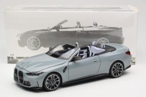 BMW M4 G83 Kabriolet Grey Metallic Minichamps 1:18 110021032 Metal — zdjęcie 8 z 8