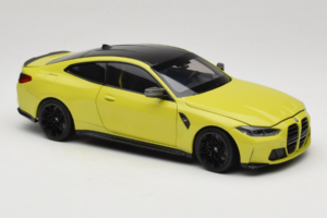 BMW M4 G82 Żółty Edycja Dealerska Minichamps 1:18 80435A51949-R1 Metal — zdjęcie 9 z 10