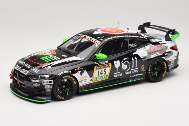 BMW M4 G82 GT4 #145 T. Glock / T. Scheider Winner SP8T 24 Hours Nürburgring 2024 Otto 1:18 OT1172 Żywica