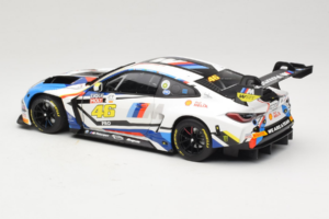 BMW M4 GT3 #46 V. Rossi / A. Farfus / M. Martin Team WRT 12 Hours of Bathurst 2023 Minichamps 1:18 113232146 Metal — zdjęcie 7 z 8