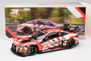 BMW M4 GT3 LMGT3 #31 D. Leung / S. Gelael / A. Farfus Team WRT 2nd Place 24 Hours of Le Mans 2024 Minichamps 1:18 113242431 M — zdjęcie 8 z 8