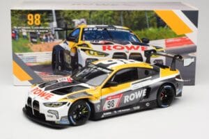 BMW M4 GT3 #98 M. Wittmann / S. van der Linde Rowe Racing ADAC 24h Nurburgring 2023 Minichamps 1:18 113232098 Metal — zdjęcie 8 z 8