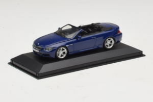 BMW M6 E64 Kabriolet Blue Metallic Minichamps 1:43 BMW017 Metal — zdjęcie 2 z 4