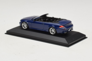BMW M6 E64 Kabriolet Blue Metallic Minichamps 1:43 BMW017 Metal — zdjęcie 3 z 4