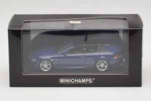 BMW M6 E64 Kabriolet Blue Metallic Minichamps 1:43 BMW017 Metal — zdjęcie 4 z 4