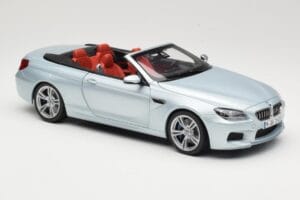 BMW M6 F12 Kabriolet Silverstone Silver Paragon 1:18 8043225656 Metal — zdjęcie 6 z 8