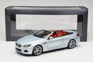 BMW M6 F12 Kabriolet Silverstone Silver Paragon 1:18 8043225656 Metal — zdjęcie 8 z 8