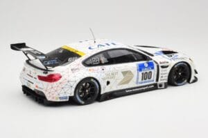 BMW M6 GT3 F13 #100 Schubert Motorsport J. Edwards / J. Klingmann 24h Nurburgring 2016 Minichamps 1:18 155162611 Metal — zdjęcie 2 z 6