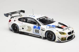 BMW M6 GT3 F13 #100 Schubert Motorsport J. Edwards / J. Klingmann 24h Nurburgring 2016 Minichamps 1:18 155162611 Metal — zdjęcie 4 z 6