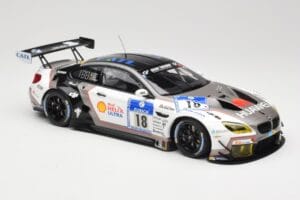 BMW M6 GT3 F13 #18 Schubert Motorsport A. Farfus / J. Krohn 24h Nurburgring 2016 Minichamps 1:18 155162618 Metal — zdjęcie 4 z 6