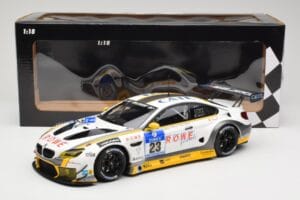 BMW M6 GT3 F13 #23 Rowe Racing A. Sims / P. Eng 24h Nurburgring 2016 Minichamps 1:18 155162623 Metal — zdjęcie 6 z 6
