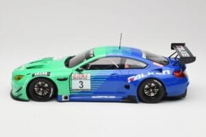 BMW M6 GT3 F13 #3 Falken Motorsports P. Düsseldorf / J. Müller VLN Winner Heat 4 2017 Minichamps 1:18 153172693 Metal — zdjęcie 3 z 6