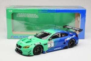 BMW M6 GT3 F13 #3 Falken Motorsports P. Düsseldorf / J. Müller VLN Winner Heat 4 2017 Minichamps 1:18 153172693 Metal — zdjęcie 6 z 6