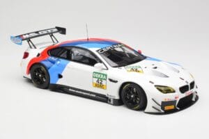 BMW M6 GT3 F13 #42 BMW Team Schnitzer R. Collard / P. Eng ADAC GT Masters Oschersleben 2017 Minichamps 1:18 155172652 Metal — zdjęcie 4 z 6