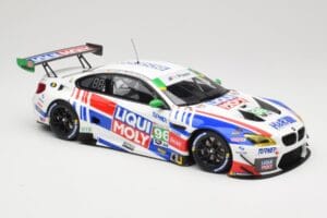 BMW M6 GT3 F13 #96 Turner Motorsport B. Auberlen / R. Foley Class Winner Petit Le Mans 2019 Minichamps 1:18 153192696 Metal — zdjęcie 4 z 6