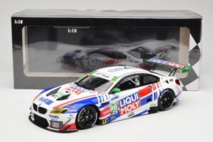 BMW M6 GT3 F13 #96 Turner Motorsport B. Auberlen / R. Foley Class Winner Petit Le Mans 2019 Minichamps 1:18 153192696 Metal — zdjęcie 6 z 6