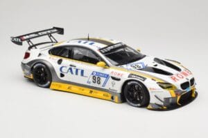 BMW M6 GT3 F13 #98 Rowe Racing M. Palttala / N. Catsburg 2nd Place 24 Hours of Nurburgring 2017 Minichamps 1:18 155172698 Met — zdjęcie 4 z 6