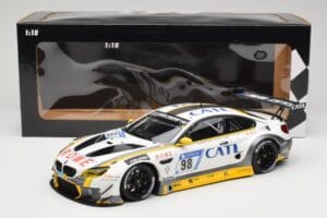 BMW M6 GT3 F13 #98 Rowe Racing M. Palttala / N. Catsburg 2nd Place 24 Hours of Nurburgring 2017 Minichamps 1:18 155172698 Met — zdjęcie 6 z 6