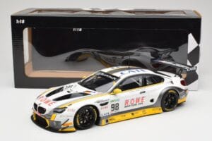 BMW M6 GT3 F13 #98 Rowe Racing T. Blomqvist / N. Catsburg 24 Hours of Spa 2017 Minichamps 1:18 155172688 Metal — zdjęcie 6 z 6