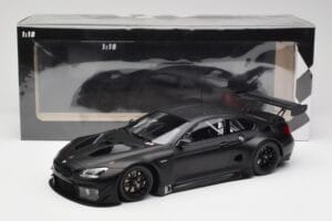 BMW M6 GT3 F13 Plain Body Version Matte Black Minichamps 1:18 155162610 Metal — zdjęcie 6 z 6