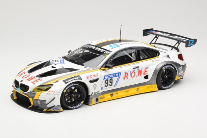 BMW M6 GT3 Rowe Racing #99 M. Basseng / M. Martin 24 Hours Nurburgring 2017 Minichamps 1:18 155172699 Metal